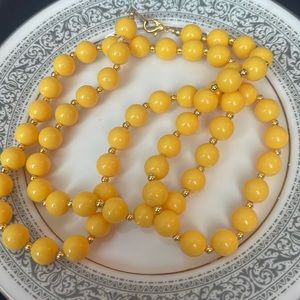 Vintage Yellow Beads